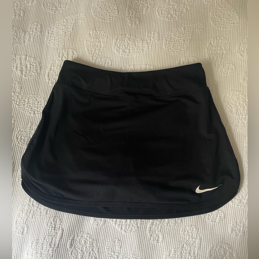 Nike Dri Fit black fitted skirt with shorts, size XS, worn once